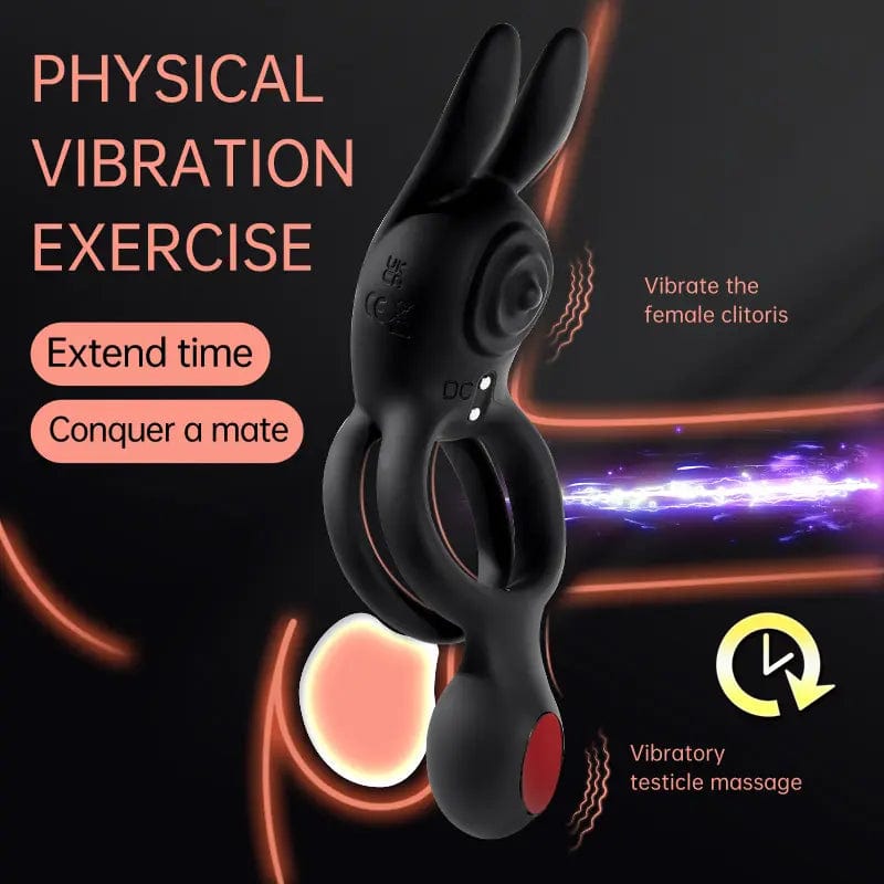 Anneau d'érection vibrant - Secwell - Rabbit Remote Control Cock Rings Sensations Plus Sensations plus