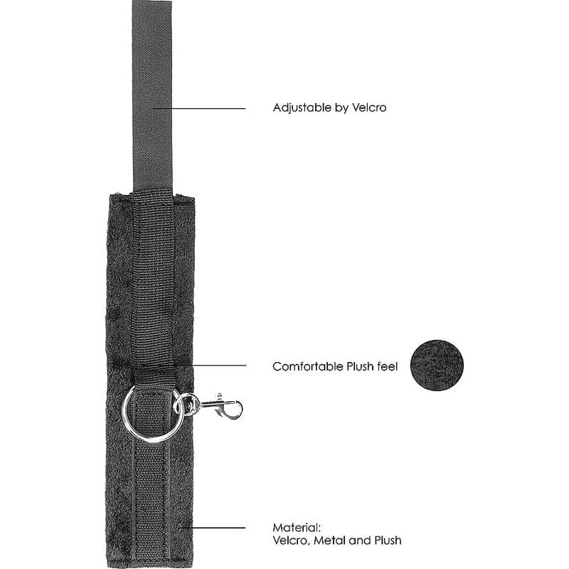 Attaches Spécialisées - Ouch! B&W - Velcro Hogtie With Hand and Ankle Cuffs Ouch! B&W Sensations plus
