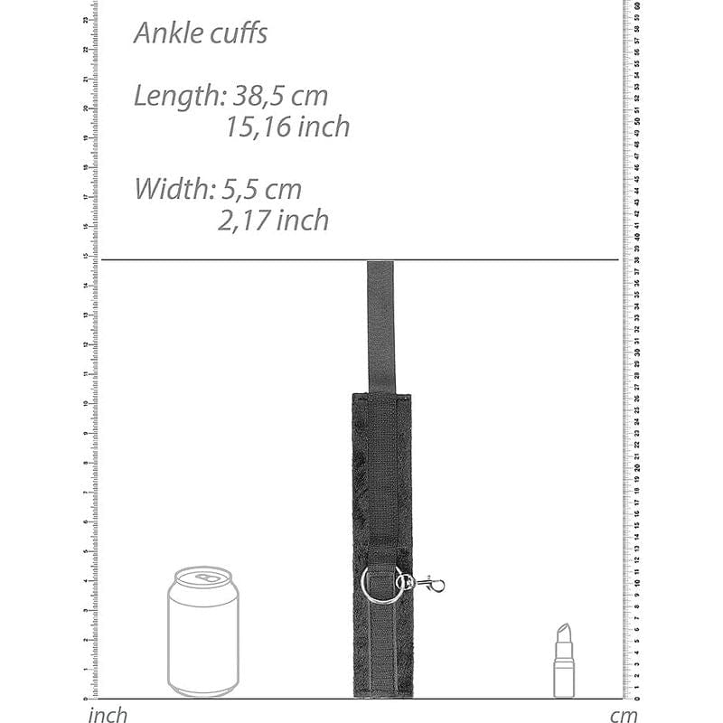 Attaches Spécialisées - Ouch! B&W - Velcro Hogtie With Hand and Ankle Cuffs Ouch! B&W Sensations plus