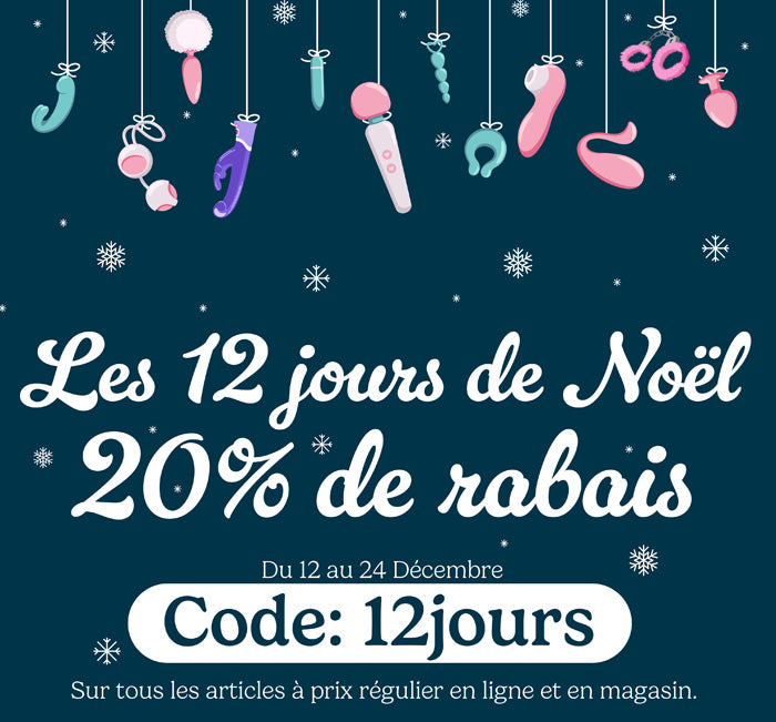 Bannière mobile - Les 12 jours de Noël - 20% de rabais