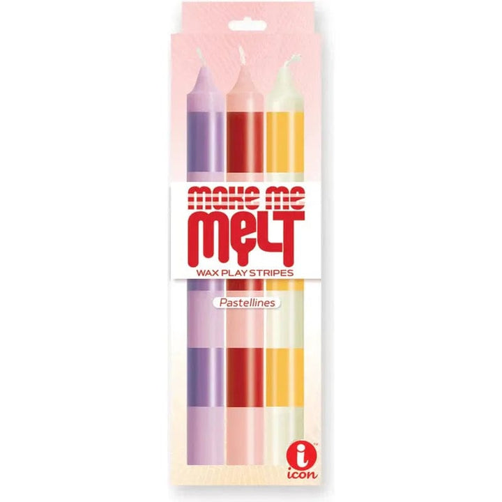 Chandelles BDSM - Icon Brands - Make Me Melt, 3 Pack Stripes Icon Brands Sensations plus