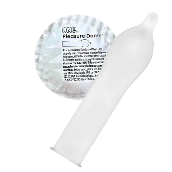 Condom avec tête plus large - ONE Condom - Pleasure Dome ONE Condom Sensations plus