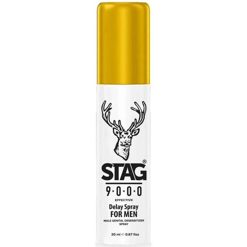 Désensibilisants génital - Stag 9000 - Spray retardateur pour hommes Stag 9000 Sensations plus