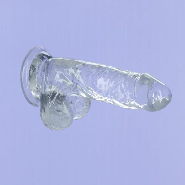 Dildo - Addiction - Crystal Addiction dildo de 6 pouces avec testicules Addiction Sensations plus