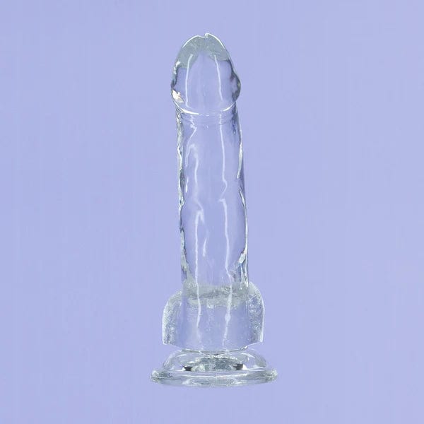 Dildo - Addiction - Crystal Addiction dildo de 7 pouces avec testicules Addiction Sensations plus