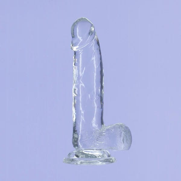 Dildo - Addiction - Crystal Addiction dildo de 7 pouces avec testicules Addiction Sensations plus