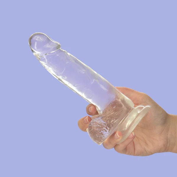 Dildo - Addiction - Crystal Addiction dildo de 8 pouces avec testicules Addiction Sensations plus