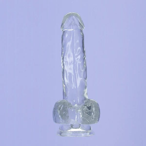 Dildo - Addiction - Crystal Addiction dildo de 8 pouces avec testicules Addiction Sensations plus