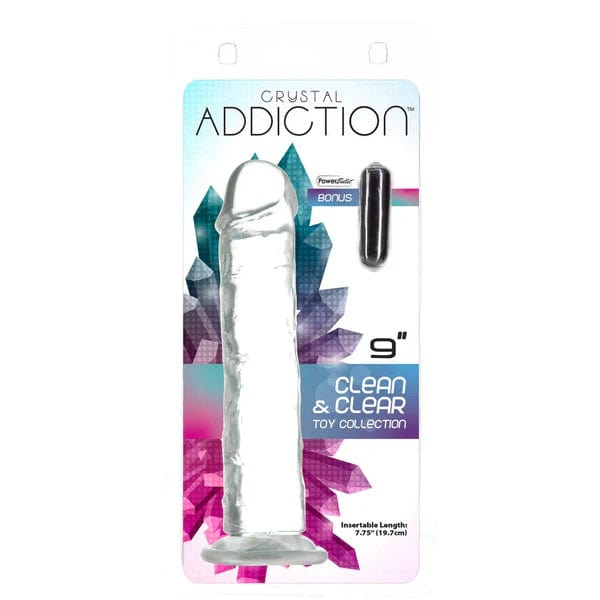 Dildo - Addiction - Crystal Addiction dildo de 9 pouces Addiction Sensations plus