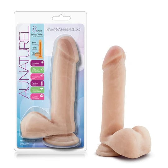 Dildo - Au Naturel -Sensa Feel - 8 pouces Blush Novelties Sensations plus