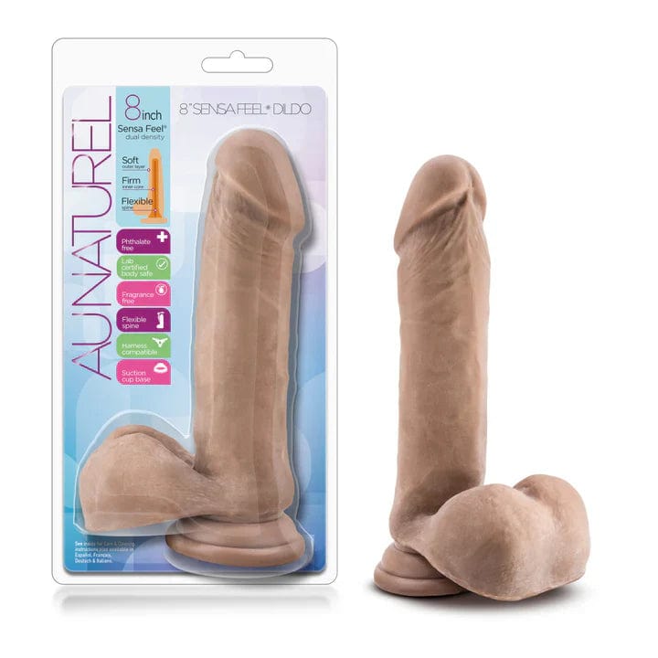 Dildo - Au Naturel -Sensa Feel - 8 pouces Blush Novelties Sensations plus