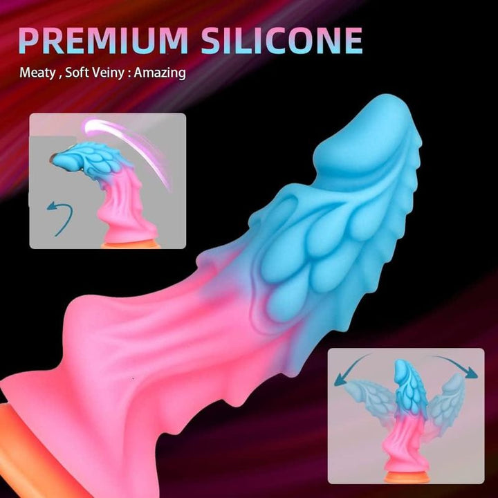 Dildo de Fantaisie - Icon Brands - AlienNation Glow Dragon Icon Brands Sensations plus