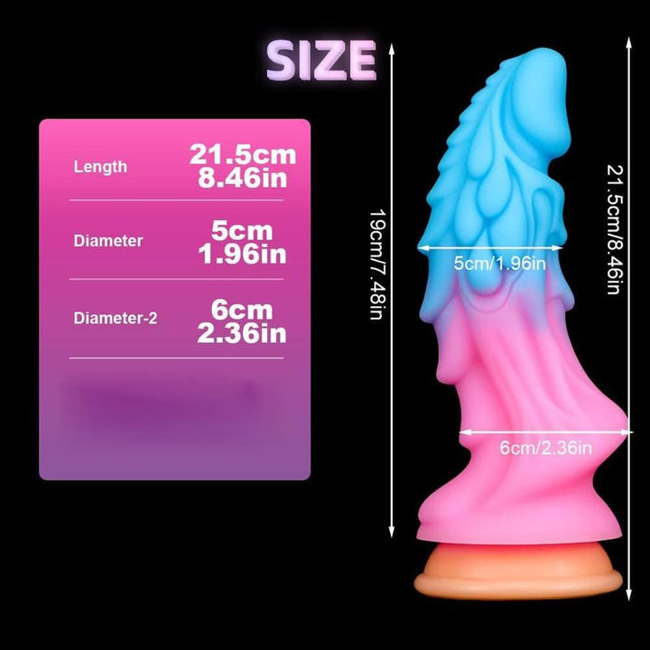 Dildo de Fantaisie - Icon Brands - AlienNation Glow Dragon Icon Brands Sensations plus