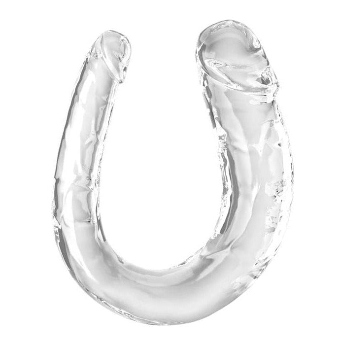 Dildo Double - King Cock Clear - Medium Double Trouble Sensations Plus Sensations plus