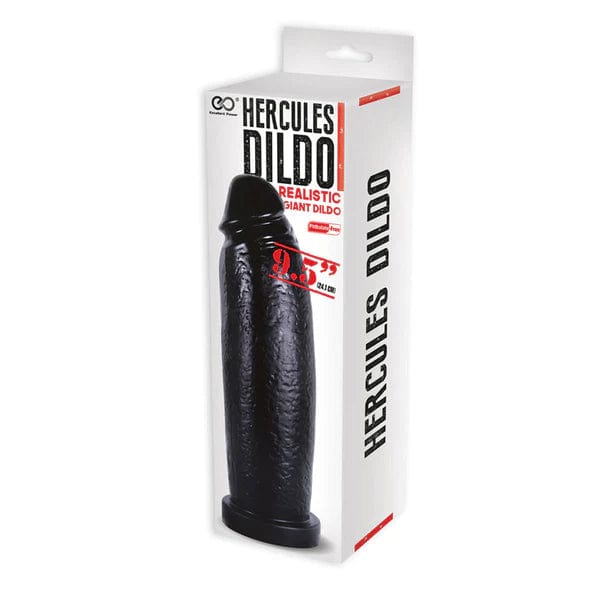 Dildo XXL - Excellent Power - Hercules Realistic Giant Dildo Noir - 9.5 Pouces Excellent Power Sensations plus