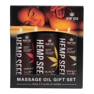 Ensemble d'huile de Massage - Earthly Body - Coffret cadeau des Fêtes 2024 Earthly Body Sensations plus