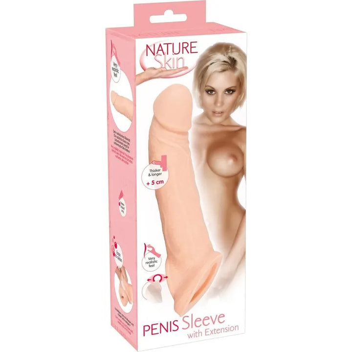 Extension - Nature Skin - Penis Sleeve Nature Skin Sensations plus