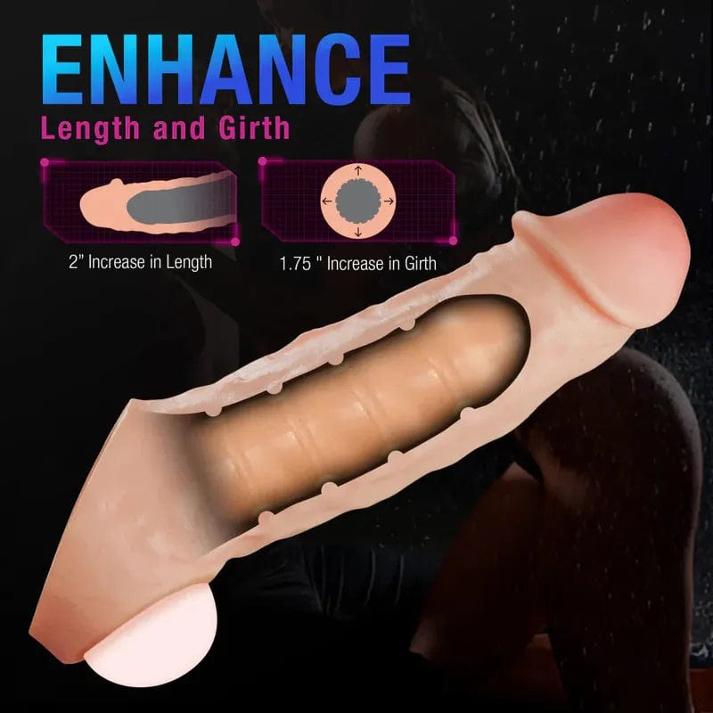 Extension - Performance Plus - Intrepid - 2 Inch Silicone Penis Xtender Blush Novelties Sensations plus