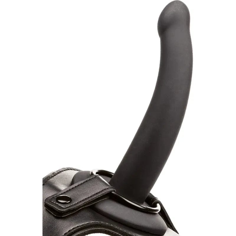 Harnais de Cuisse - CalExotics - Onyxxx Thigh Strap with Silicone Probe CalExotics Sensations plus