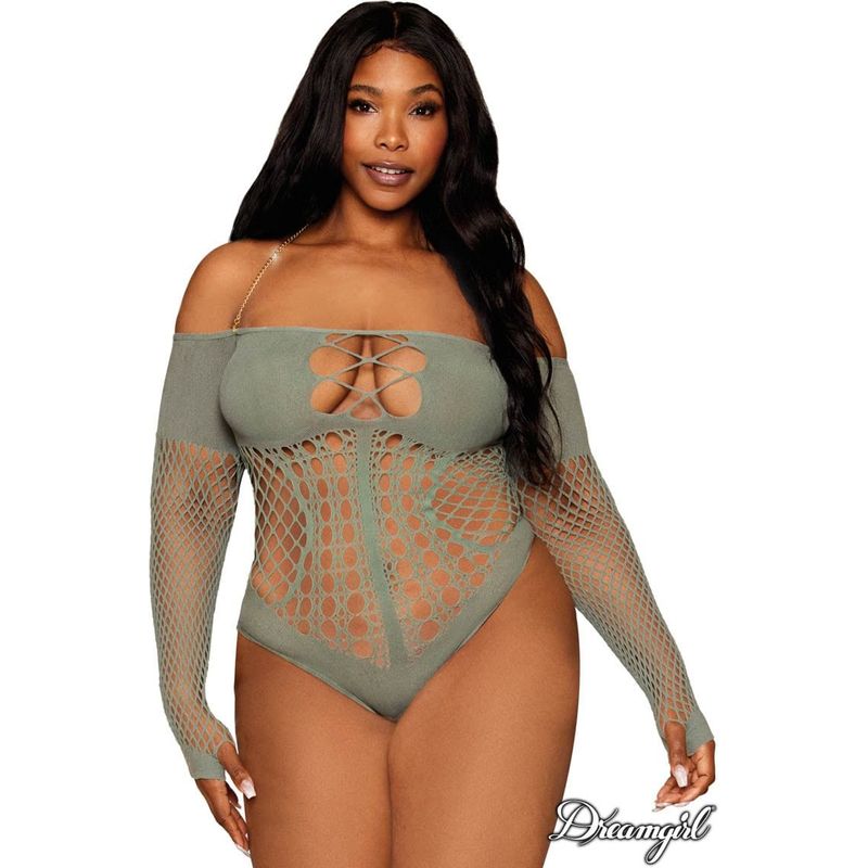 Lingerie Dreamgirl - Teddy en filet 13269 Sensations Plus Sensations plus