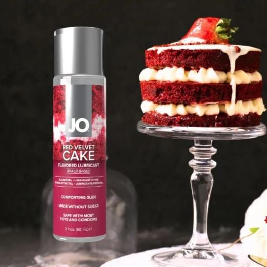 Lubrifiant à saveur - Systeme Jo - JO H2O Aromatisé au Gâteau Red Velvet Systeme Jo Sensations plus