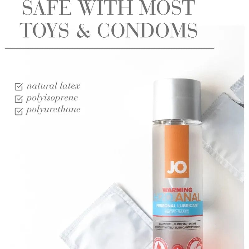 Lubrifiant Anal Chauffant  - System Jo - JO H2O Anal Warming System Jo Sensations plus