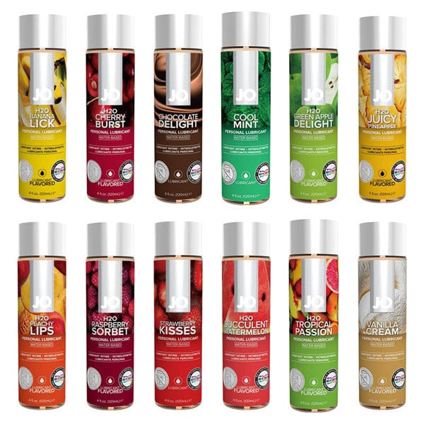 Lubrifiant Intime Comestible - System Jo - Jo H2O Flavoured Lubricant Systeme Jo Sensations plus