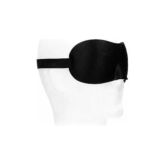 Masque pour les yeux - Ouch! B&W - Satin Curvy Eye Mask With Elastic Straps Shots America Sensations plus