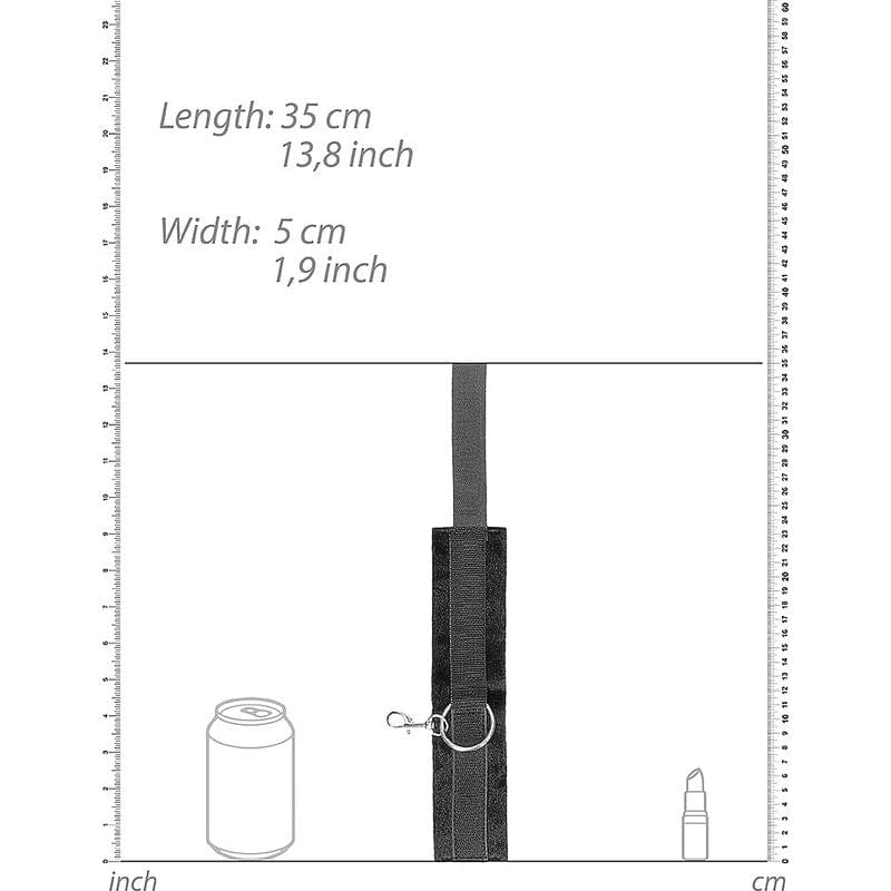 Menottes pour Poignets ou Chevilles - Ouch! B&W - Velcro Hand or Ankle Cuffs Ouch! B&W Sensations plus