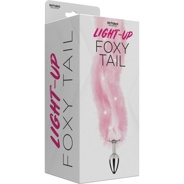 Plug Anal avec Queue - Hott Products - Light Up Foxy Tail Butt Plug Hott Products Sensations plus