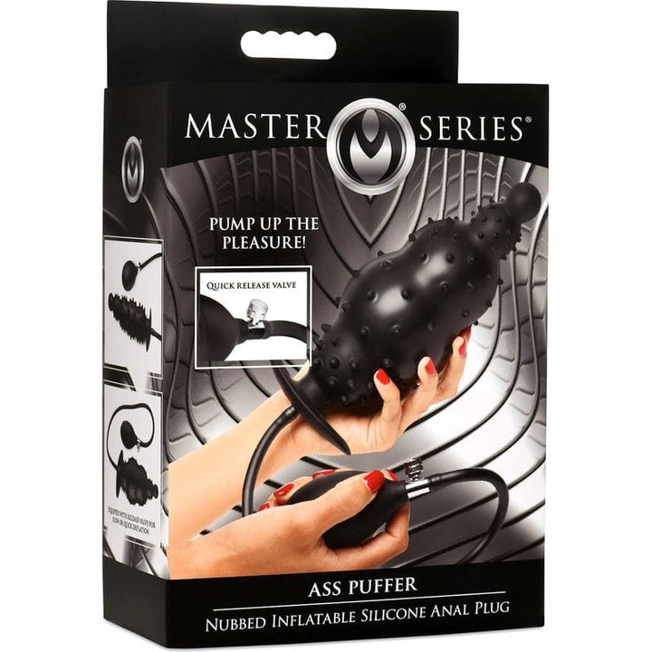 Plug Anal Gonflable - Master Series - Ass Puffer Nubbed Inflatable Anal Plug Master Series Sensations plus