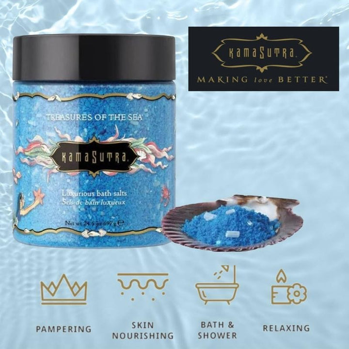 Produit de de bain - Kamasutra - Sel de mer - Trésors de la mer Kamasutra Sensations plus