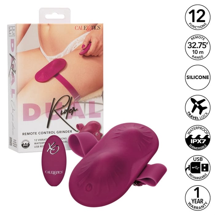 Vibrateur à Distance - Calexotics - Dual Rider Remote Control Grinder CalExotics Sensations plus