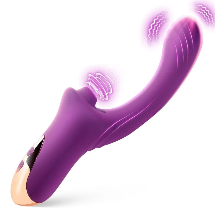 Vibrateur à Succion 2 en 1 - Secwell - Magic Wand Point G et Clitoris Secwell Sensations plus