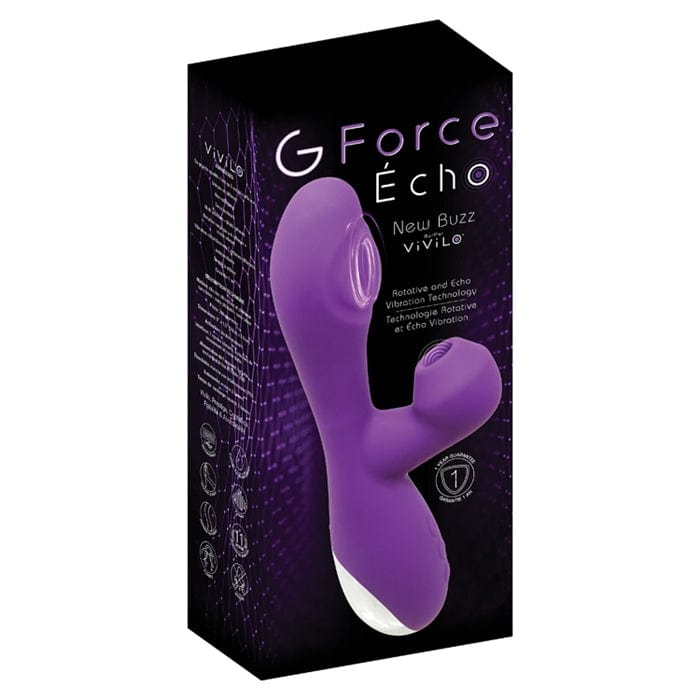 Vibrateur à Succion et Vibration - Vivilo - G Force Echo Vivilo Sensations plus