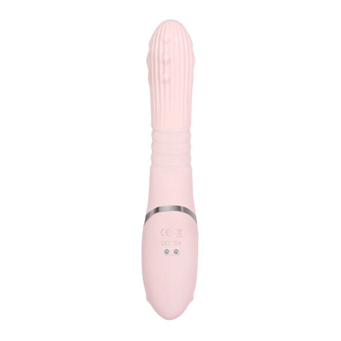 Vibrateur double stimulation - Adam & Eve - Eve's Thrusting Rabbit with Orgasmic Beads Adam & Eve Sensations plus