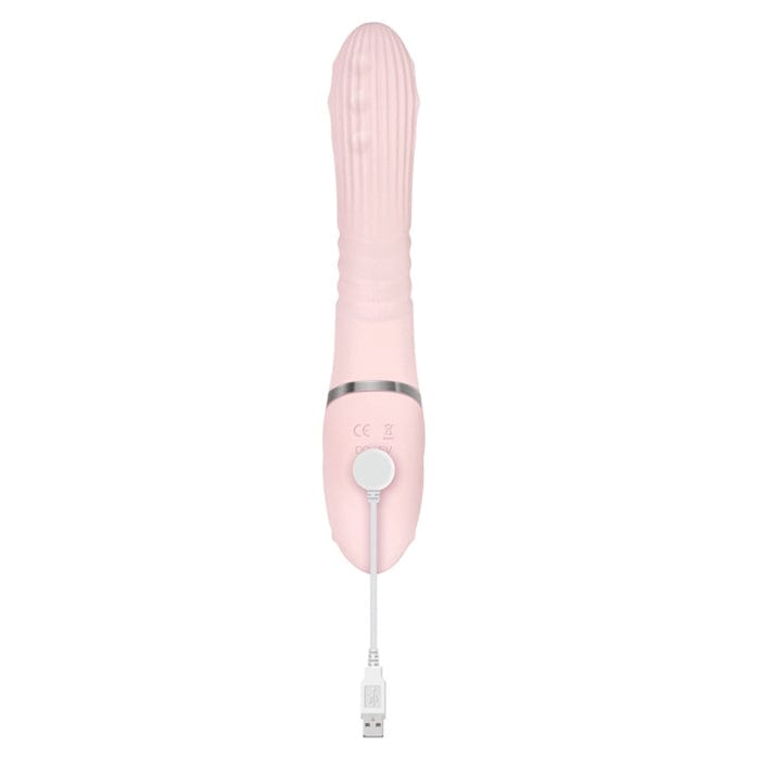 Vibrateur double stimulation - Adam & Eve - Eve's Thrusting Rabbit with Orgasmic Beads Adam & Eve Sensations plus