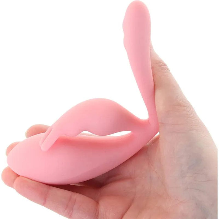 Vibrateur Double Stimulation - CalExotics - Elle Liquid Silicone Bunny Vibe CalExotics Sensations plus