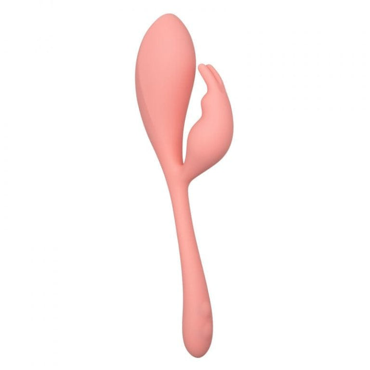 Vibrateur Double Stimulation - CalExotics - Elle Liquid Silicone Bunny Vibe CalExotics Sensations plus