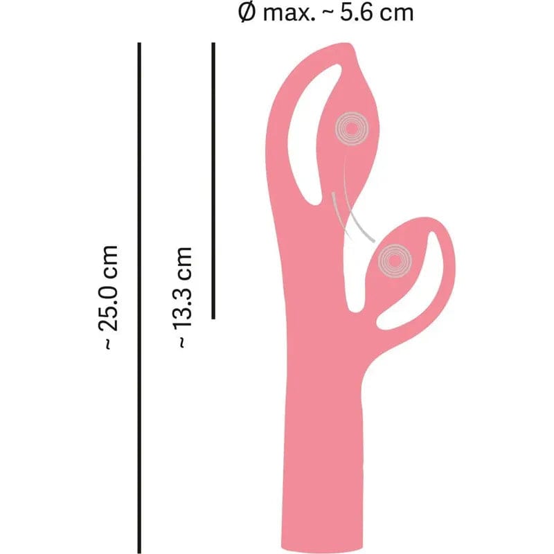 vibrateur Double Stimulation - You2Toys - Fabulous Vibrator Pink You2Toys Sensations plus