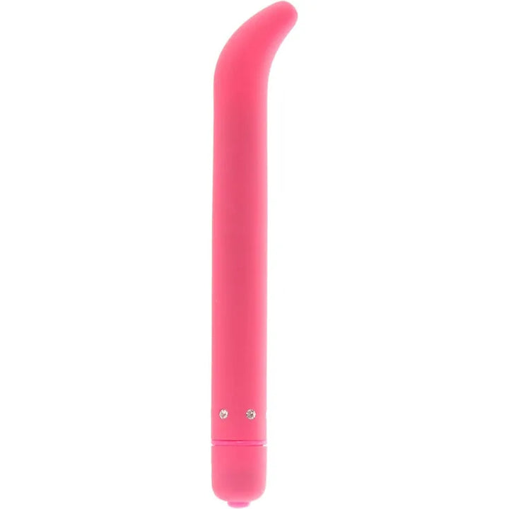 Vibrateur Point G - CalExotics - Vibrateur Platinum Crystal Chic "G" Vibe Sensations Plus Sensations plus