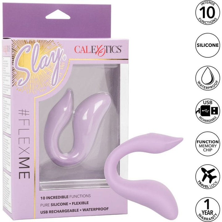 Vibrateur Point G et Clitoris - CalExotics - Slay #FlexMe Massager CalExotics Sensations plus