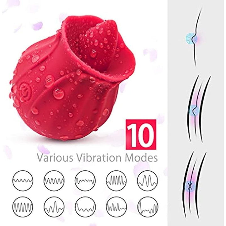 Vibrateur pour clitoris - Happy Meeting - French Kiss Flickering Tongue Secwell Sensations plus