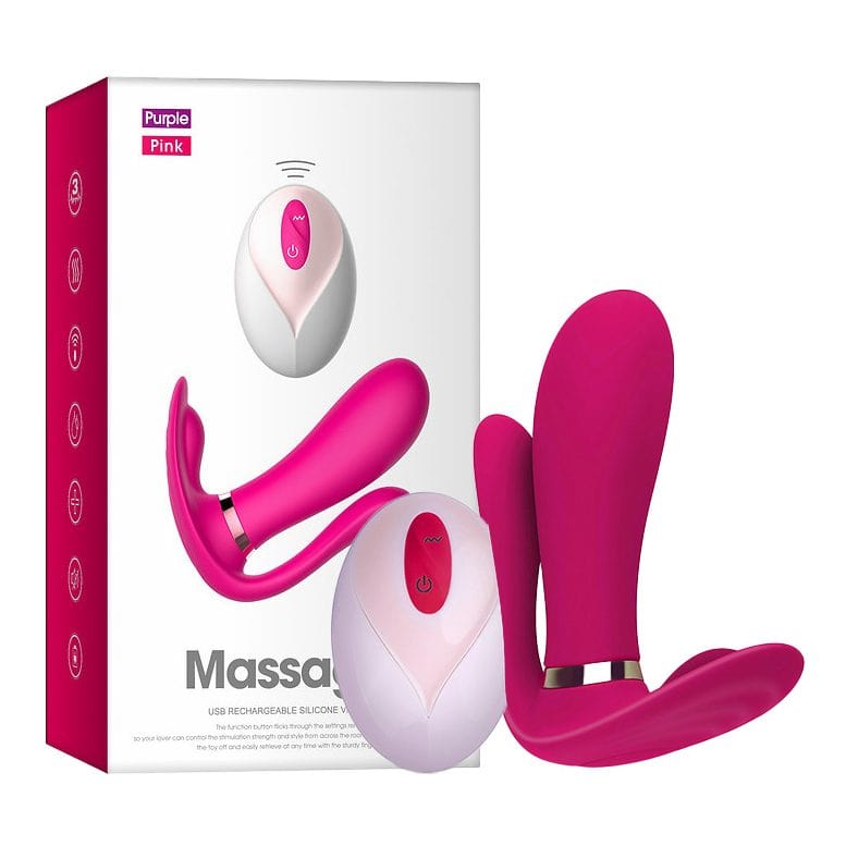 Vibrateur Triple Stimulation - Secwell - Aiko Remote Wearable Triple Stimulator Secwell Sensations plus