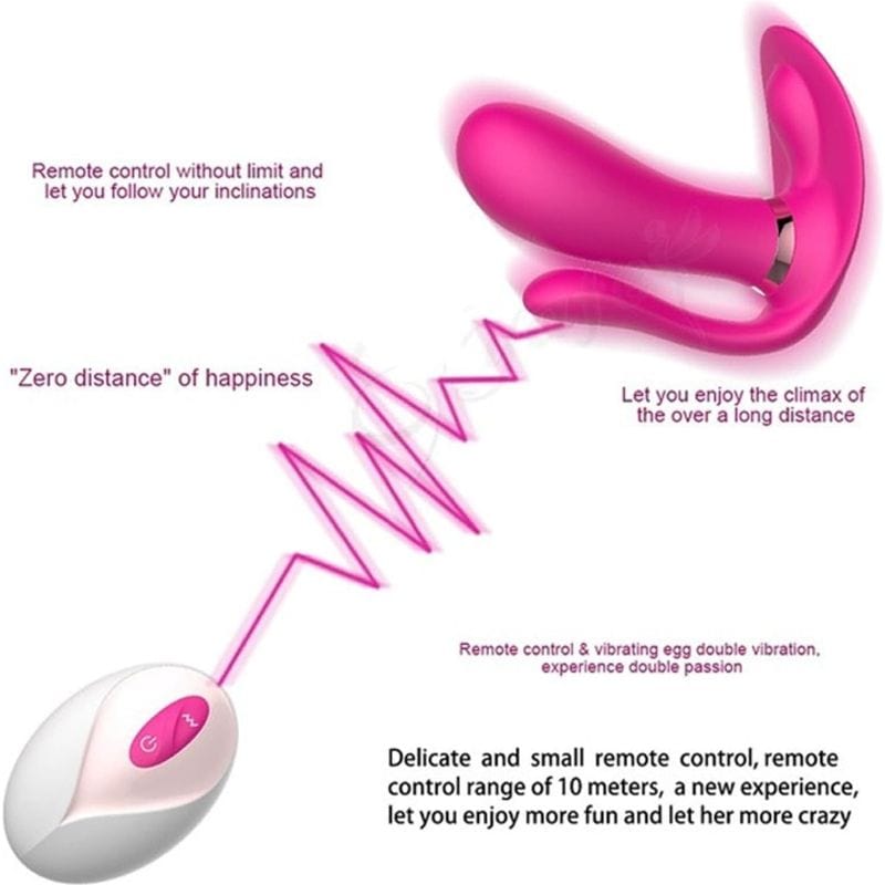 Vibrateur Triple Stimulation - Secwell - Aiko Remote Wearable Triple Stimulator Secwell Sensations plus