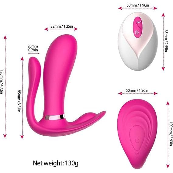 Vibrateur Triple Stimulation - Secwell - Aiko Remote Wearable Triple Stimulator Secwell Sensations plus