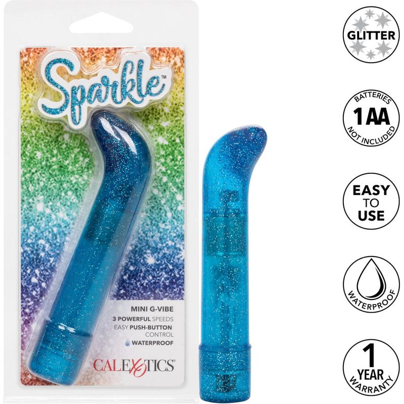 Vibrateur vaginal point G - CalExotics - Sparkle Mini G-Vibe CalExotics Sensations plus