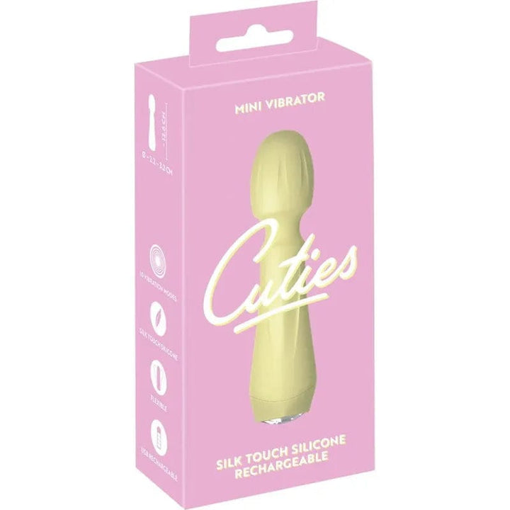 Vibrateur Wand - Cuties - Cuties Mini Vibrateur Jaune Cuties Sensations plus