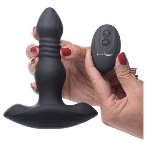 Anal - Thunder Plugs - Vibrating & Thrusting Silicone Anal Plug Thunder Plugs Sensations plus