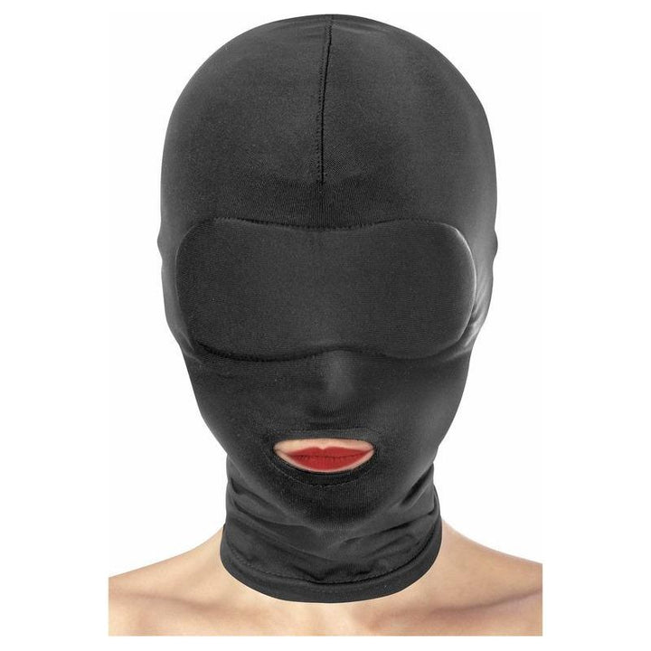 Masque BDSM - Fetish Tentation - Cagoule Open Mouth Hood FetishTentation Sensations plus